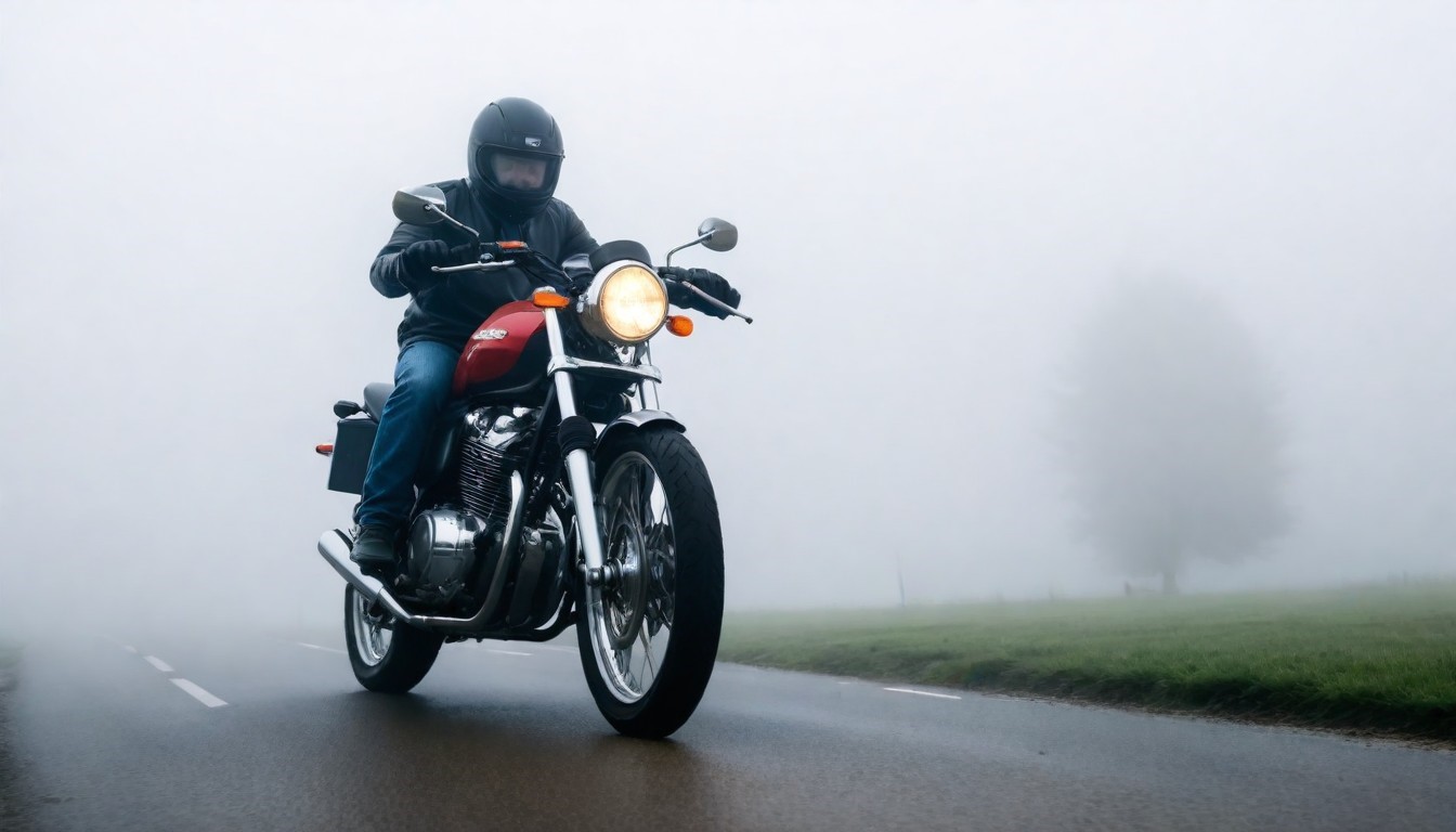Вождение мотоцикла в разных погодных условиях: обучение и рекомендации для начинающих водителей категории А